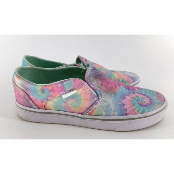 Vans Shoes - Vans Cushion Slip on Sneakers Pastel Tie Dye Size 8.5